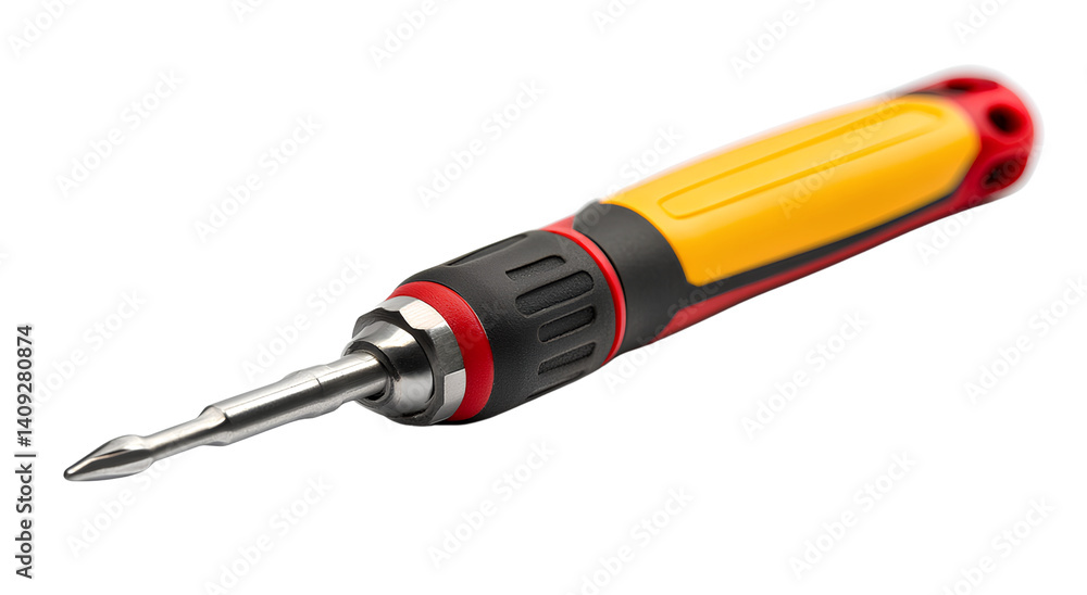A shoulder and screwdriver isolated on a transparent background PNG A shoulder and screwdriver isolated on a transparent background PNG