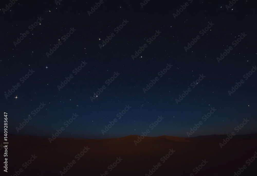 Glimmering stars sparkle across a dark desert night sky, simple background, astronomy, night Glimmering stars sparkle across a dark desert night sky, simple background, astronomy, night