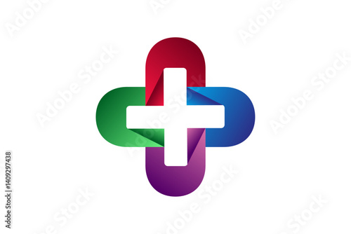 Healthcare plus sign medical symbol