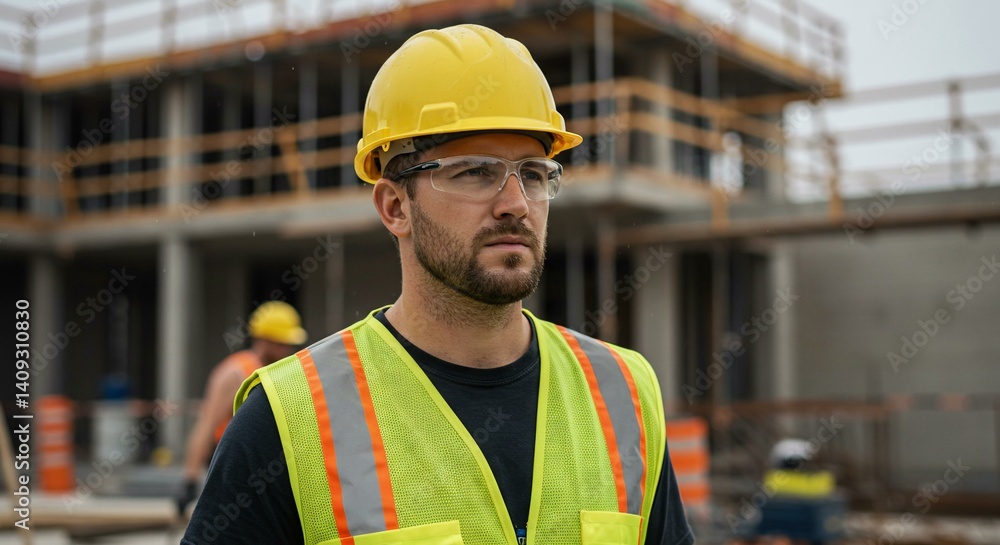 Construction Worker at Site Construction Worker at Site