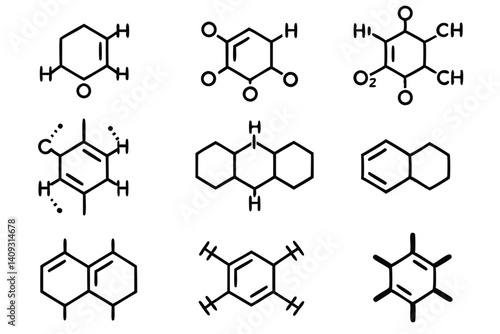 redox reaction line art depiction of oxidation process