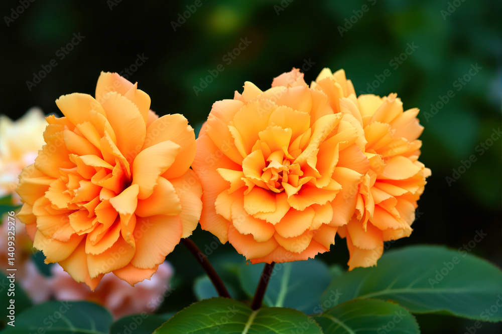 three -colored roses in full bloom three -colored roses in full bloom