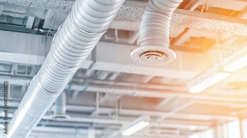 Integrating mep systems closeup of pipes in industrial environment for high fidelity analysis