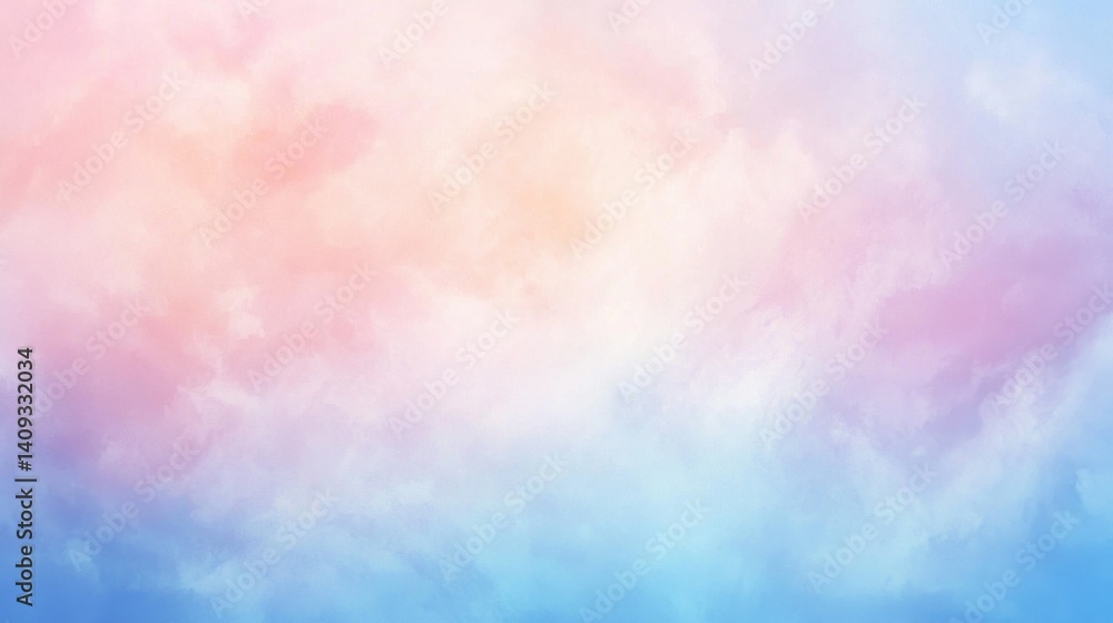 Hazy Pastel Misty Background With Soft Flowing Textures in Pink Blue Hazy Pastel Misty Background With Soft Flowing Textures in Pink Blue