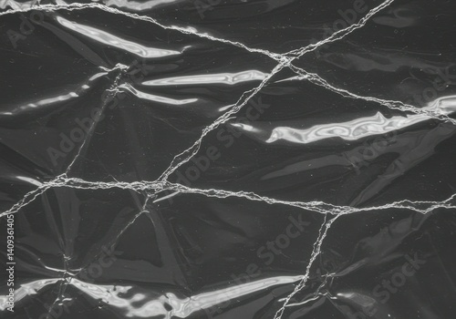Wallpaper Mural wrinkled torn plastic abstract background Torontodigital.ca