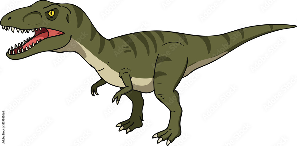 Fototapeta premium dinosaur, Jurassic, Cretaceous, Mesozoic, Triassic, Sauropoda, Ornithopoda, Ceratopsia, Giganotosaurus, Carnotaurus