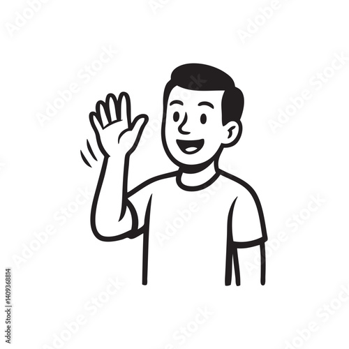 young man showing ok sign