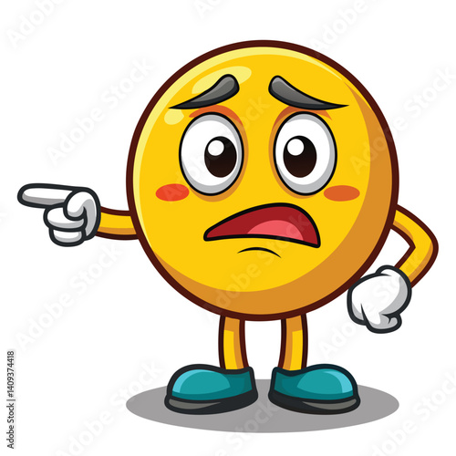 Upset Emoji Pointing