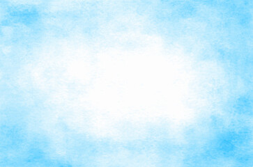 Abstract blue watercolor background texture
