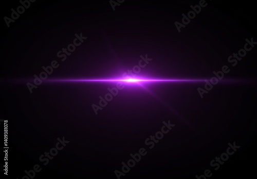 Abstract Purple Lens Flare