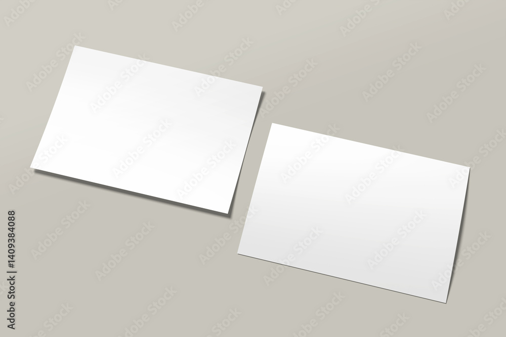 Realistic blank certificate illustration for mockup Realistic blank certificate illustration for mockup