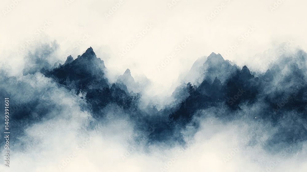 Abstract Watercolor Ink Wash Background Design Monochrome Fluid Texture Minimalist Abstract Watercolor Ink Wash Background Design Monochrome Fluid Texture Minimalist