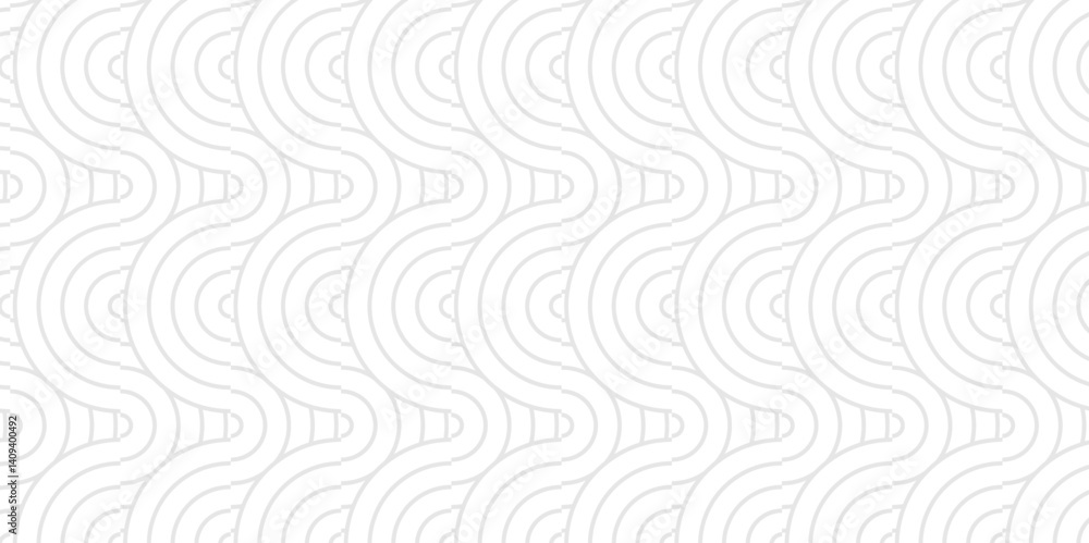 Overlapping Pattern Minimal diamond geometric waves spiral transparent and abstract circle wave line. white seamless tile stripe geometric create retro square line pattern background.
Overlapping Pattern Minimal diamond geometric waves spiral transparent and abstract circle wave line. white seamless tile stripe geometric create retro square line pattern background.