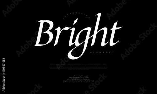 Modern Elegant Serif Script Font Vector for Magazine and Branding Use