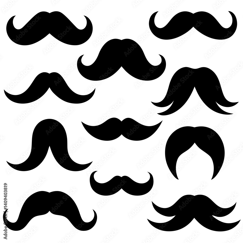 seamless background with mustache seamless background with mustache