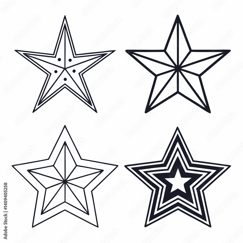 Obraz premium seamless pattern with stars