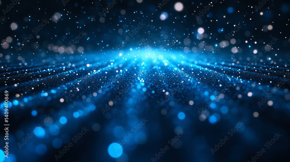 Stunning display of vibrant lights creating a mesmerizing abstract background in a cosmic setting