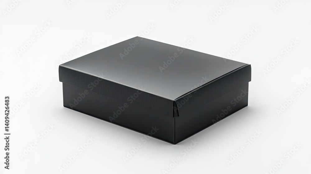 Naklejka premium black gift box