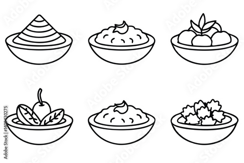 ratatouille elegant line art of french culinary tradition