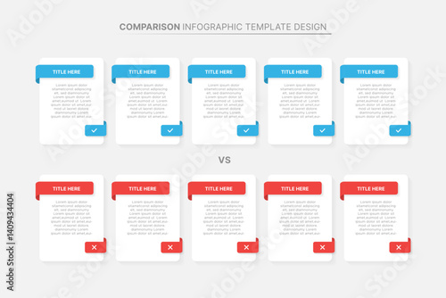 Dos and Don’ts Comparison Infographic Design Template