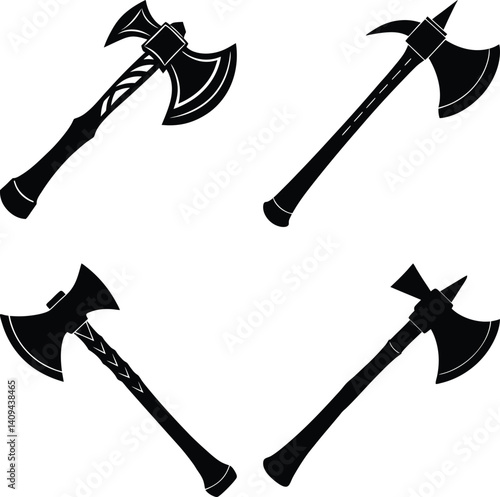 Tomahawk Silhouette vector illustration