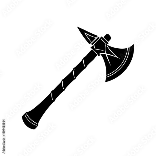 Tomahawk Silhouette vector illustration