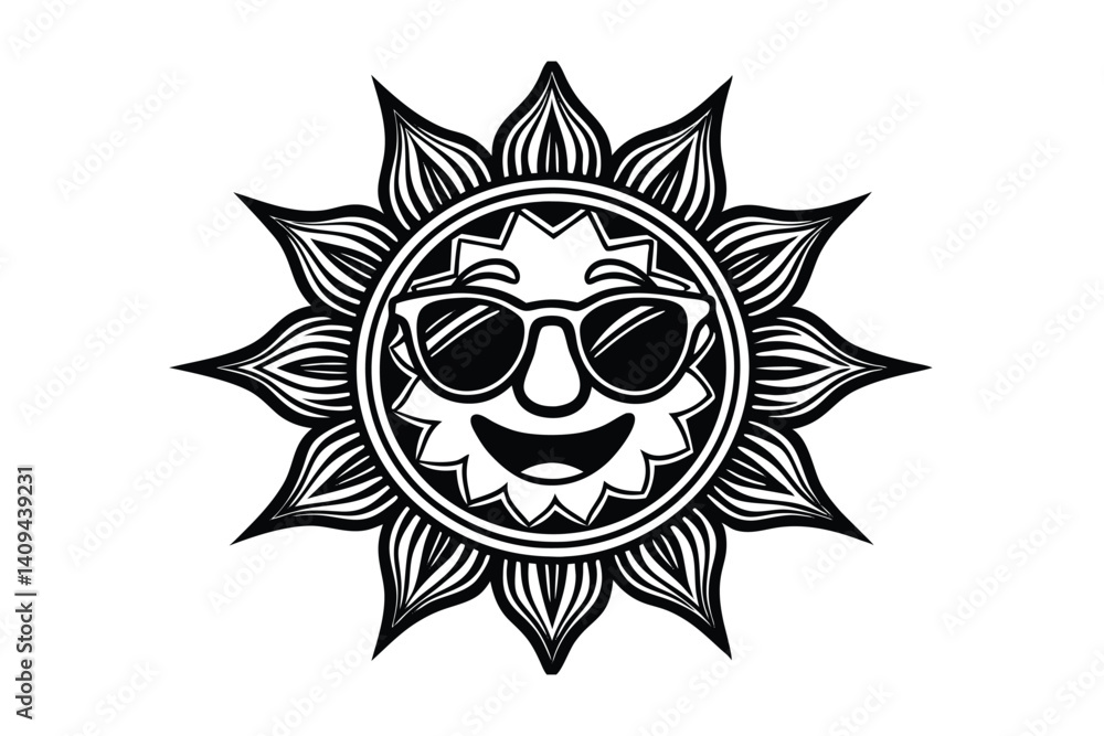 Obraz premium sun and shield