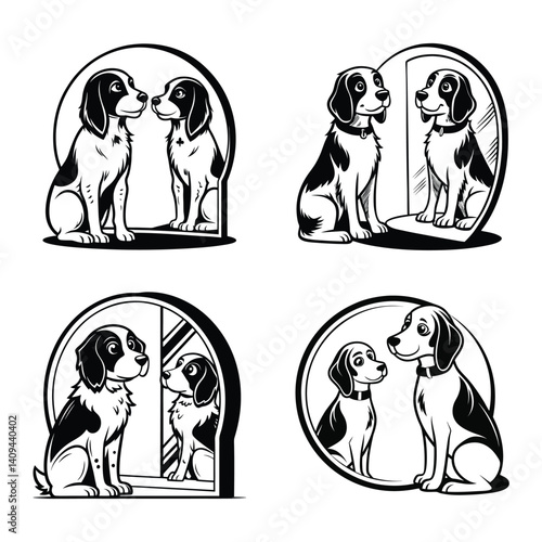 Brittany Spaniel dog sitting