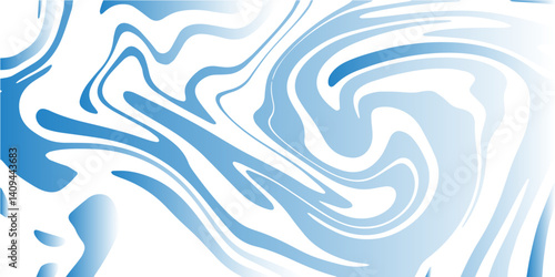 Abstract texture of liquid acrylic. Marble, fluid, ink, pattern blue and white color on Transparent background. Liquify Swirl blue and white color art. seamless pattern. abstract marble effect backgro