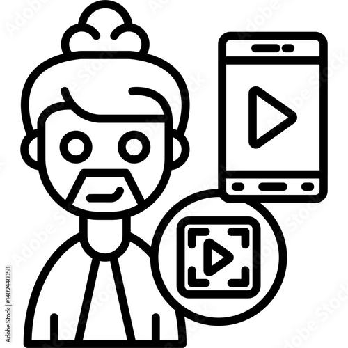 Social Media Icon Vector Element