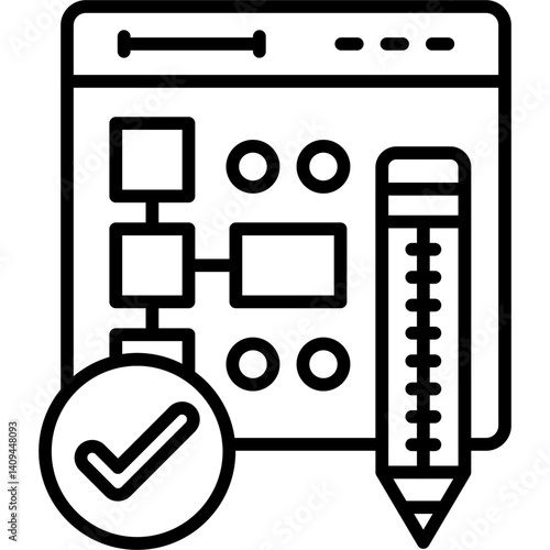 Content Management Icon Vector Element