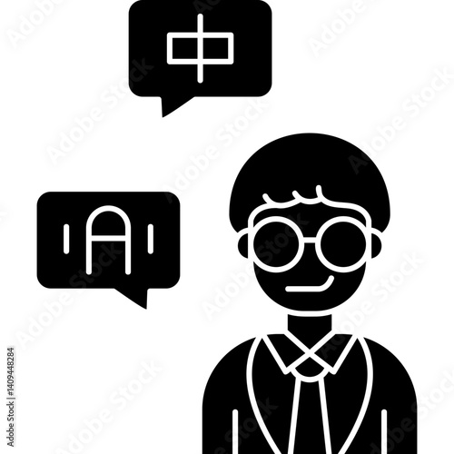 Interpreter Icon Vector Element