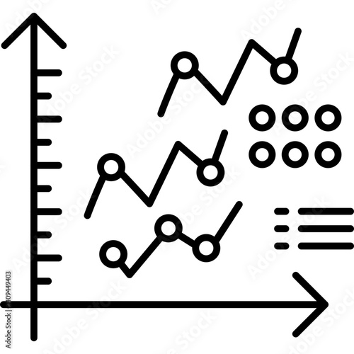 Chart Icon Vector Element
