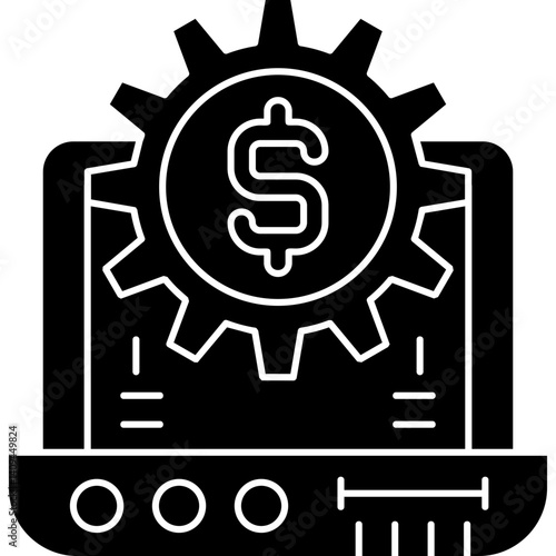 Money Management Icon Vector Element