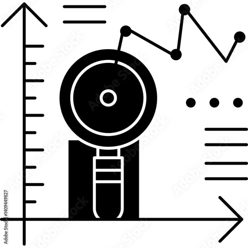 Analytics Icon Vector Element