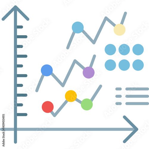 Chart Icon Vector Element
