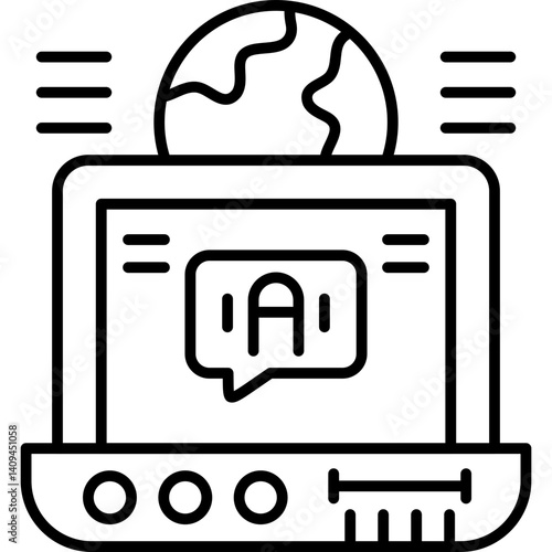 Transcript Icon Vector Element