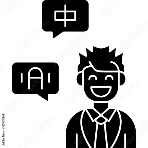 Interpreter Icon Vector Element