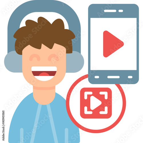 Social Media Icon Vector Element
