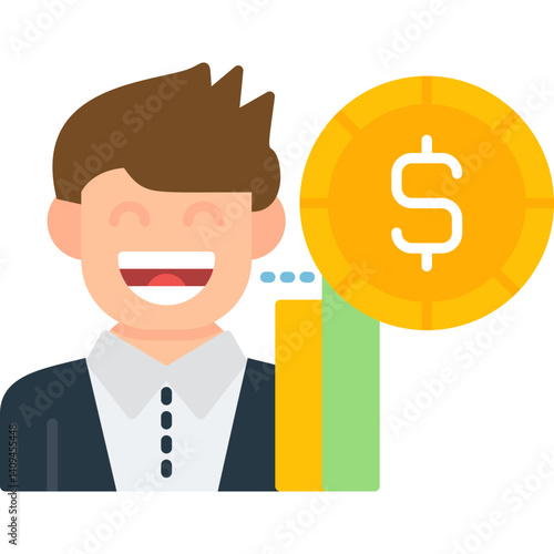 Founder Icon Vector Element