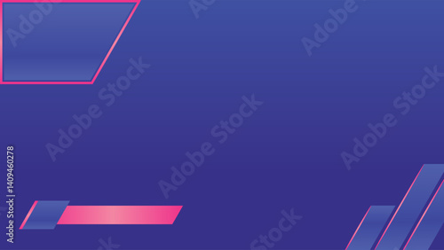 Modern Informative Background in Blue and Pink