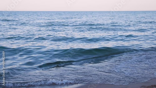 Sea at sunset in Sardinia, Italy