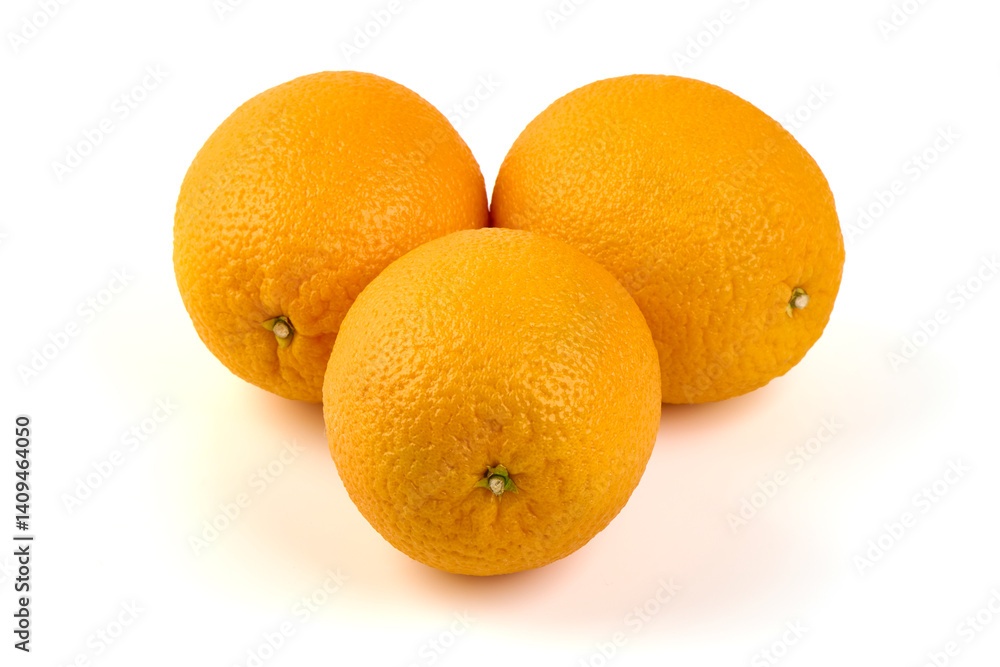 Fresh lemons, isolated on white background