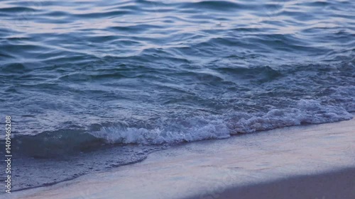 Sea at sunset in Sardinia, Italy