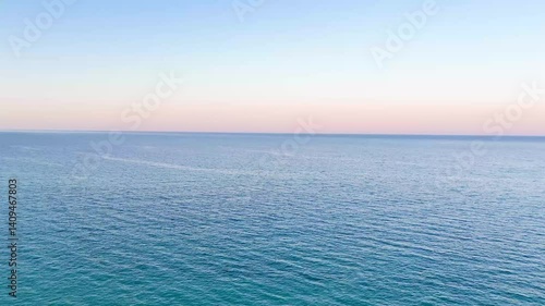 Sea at sunset in Sardinia, Italy