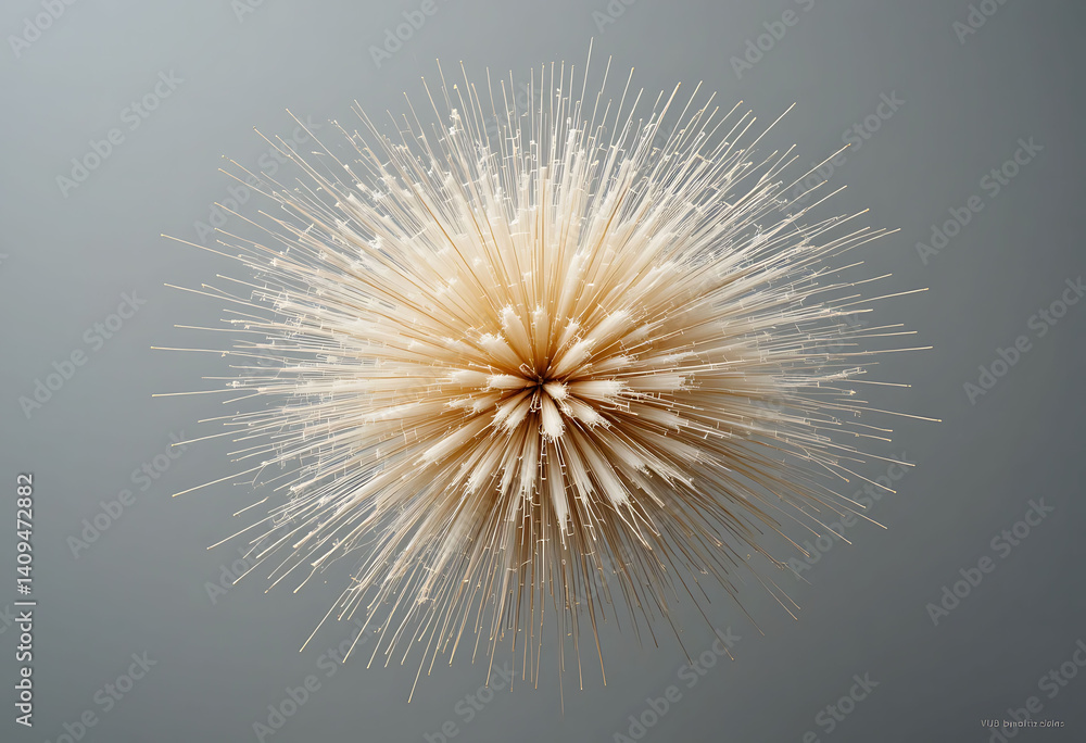 Obraz premium dandelion on black background