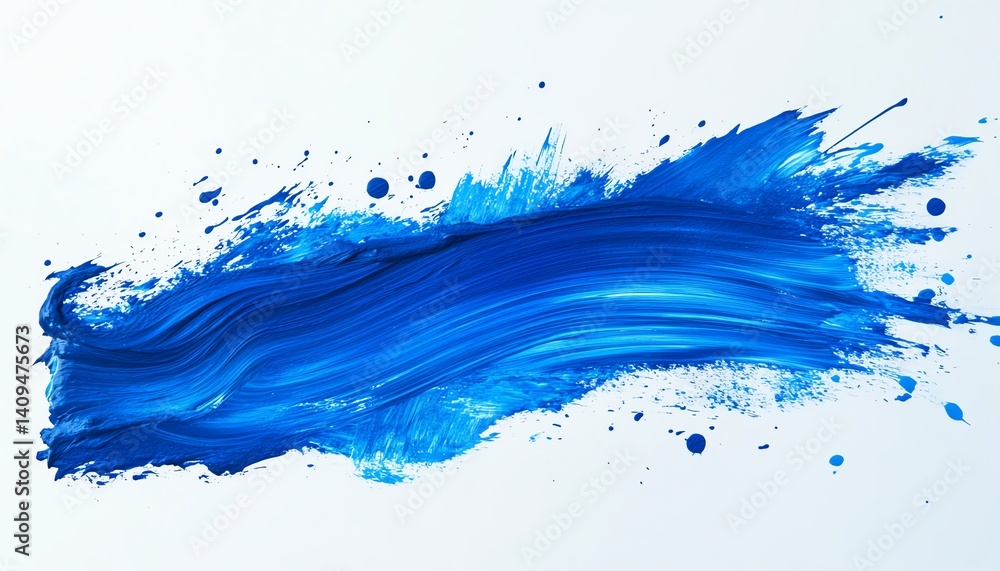 Abstract blue paint splash, texture, stroke. Abstract blue paint splash, texture, stroke.