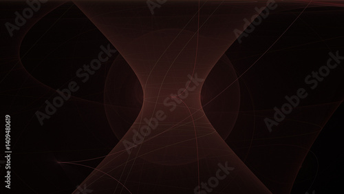 Sfondo nero con forme rosse