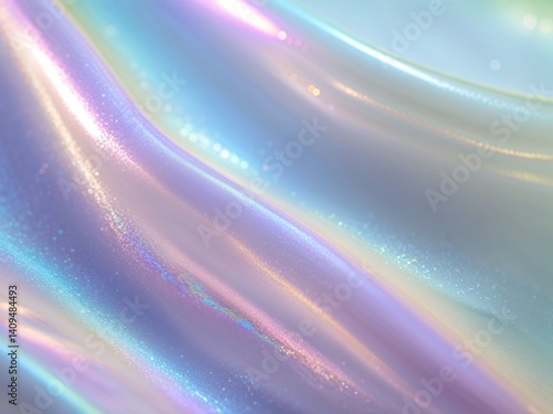 Vibrant shimmering holographic abstract background