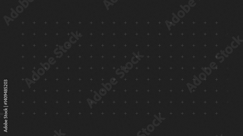 Minimalist abstract loop background animation of a geometric white plus sign on black background. Seamless animation of flat shapes. Technology, science, news, presentation motion background